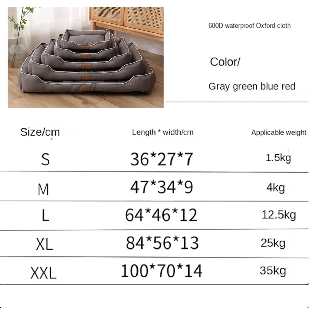Luxury Waterproof Scratch-Resistant Dog Sofa Bed